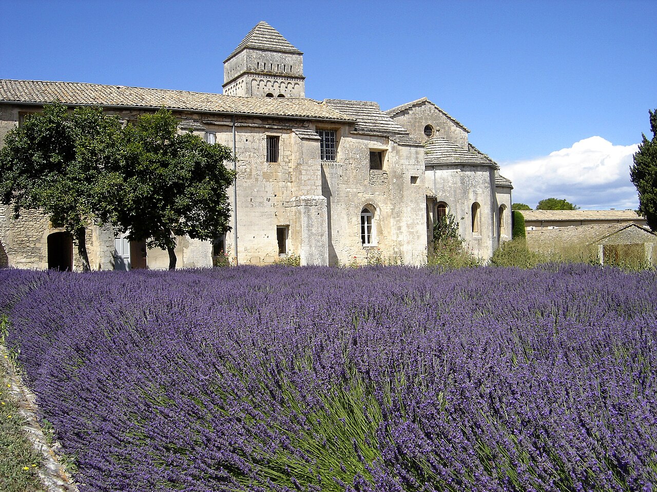 The old French building where Van Gogh painted The Starry Night.