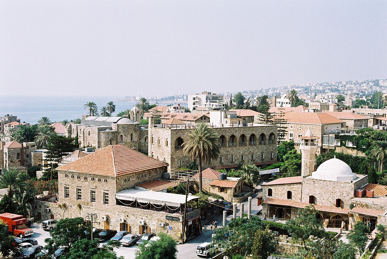 Ancient ruins of the old city of Byblos in Lebanon.