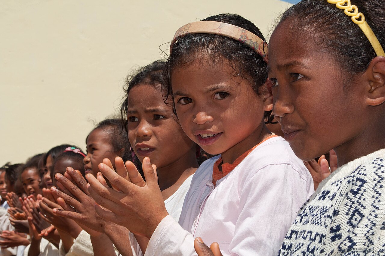 Girls from the highlands of Madagascar.