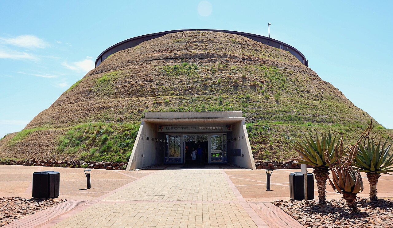 Visitor center at the famous Cradle of Humankind.