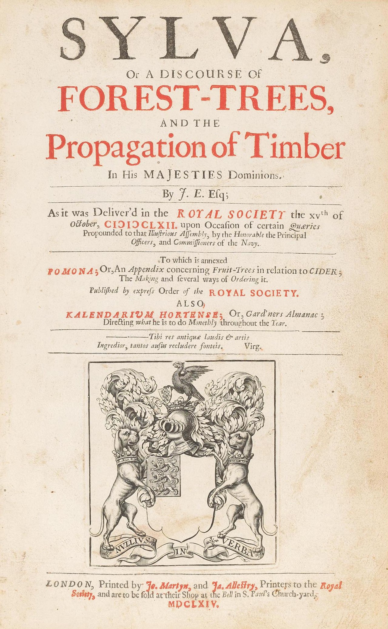 An old book from 1664 taught people how to care for trees.