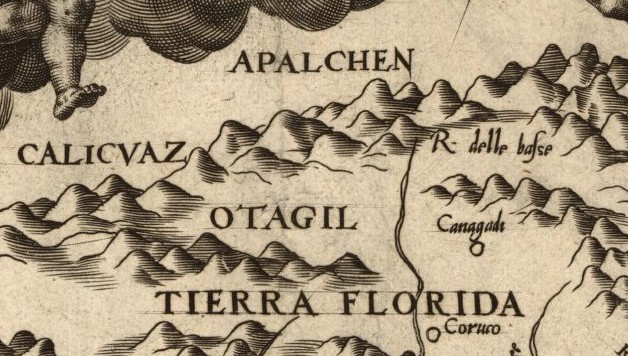 An old map from long ago first used the name Appalachia.