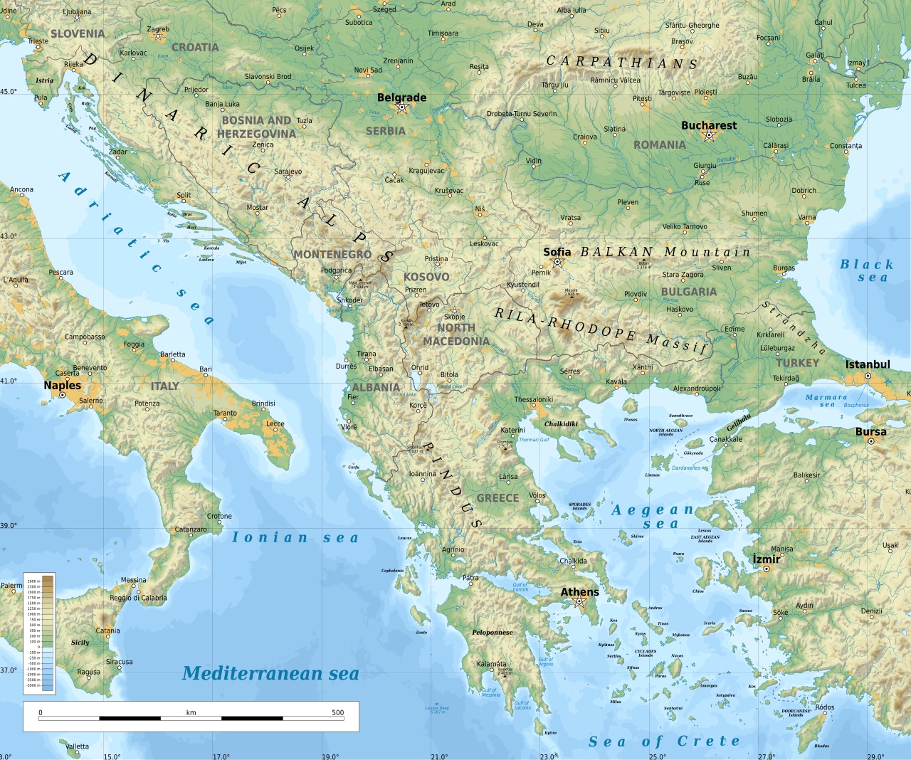 The Balkan Peninsula