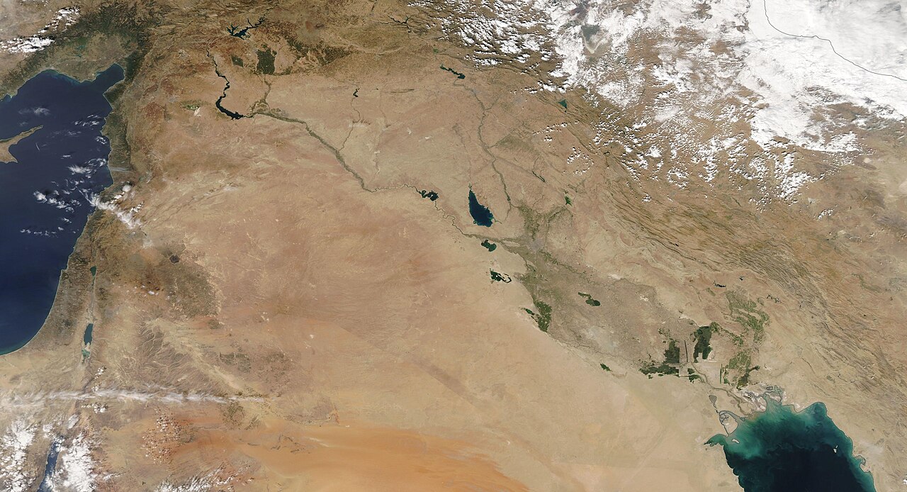 A view of the land where ancient Mesopotamia once flourished.