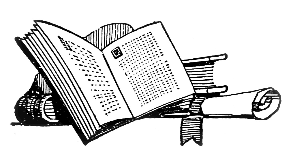 A fancy old drawing from a magazine long ago.