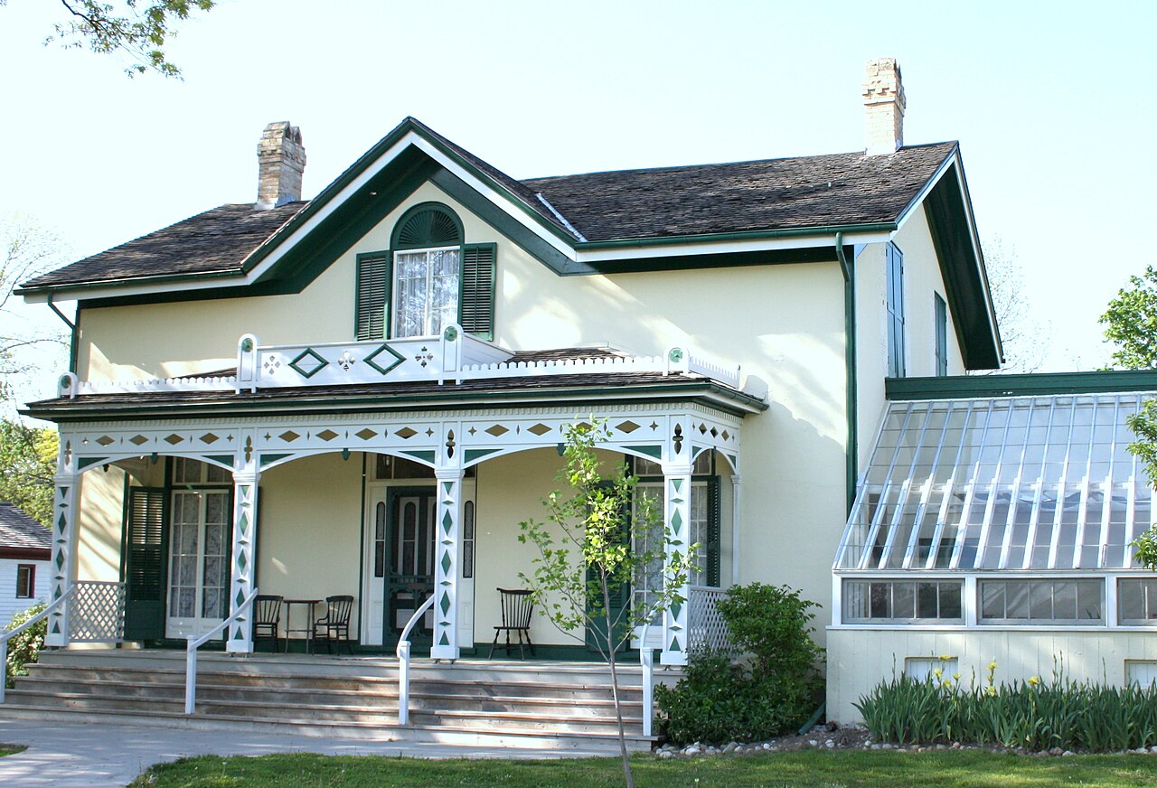 The family home where Alexander Graham Bell lived in Canada.