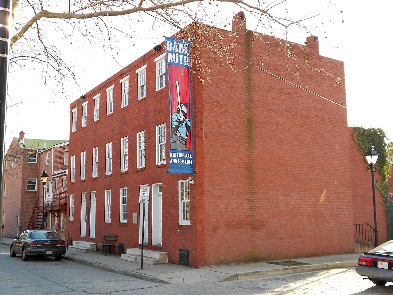 The Baltimore house where Babe Ruth was born, now a museum.