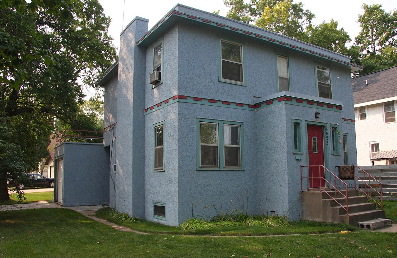 The Minnesota house where Bob Dylan grew up as a boy.