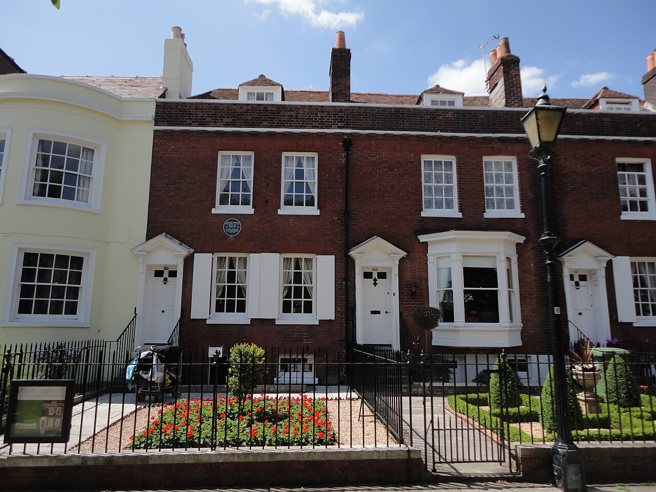 The house in Portsmouth where Charles Dickens was born.