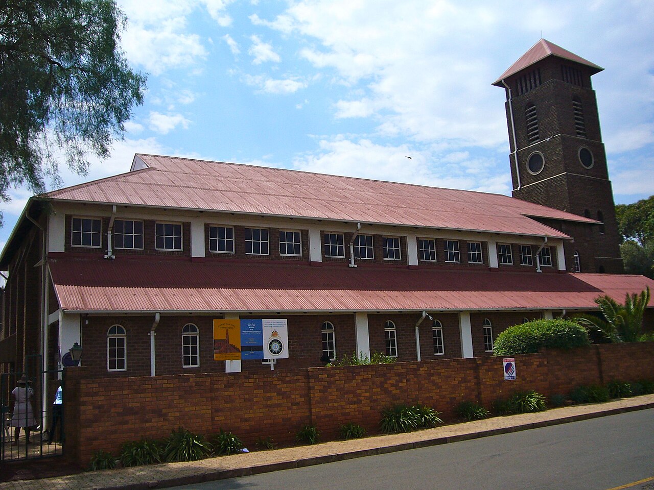 A church in South Africa where Desmond Tutu once preached.