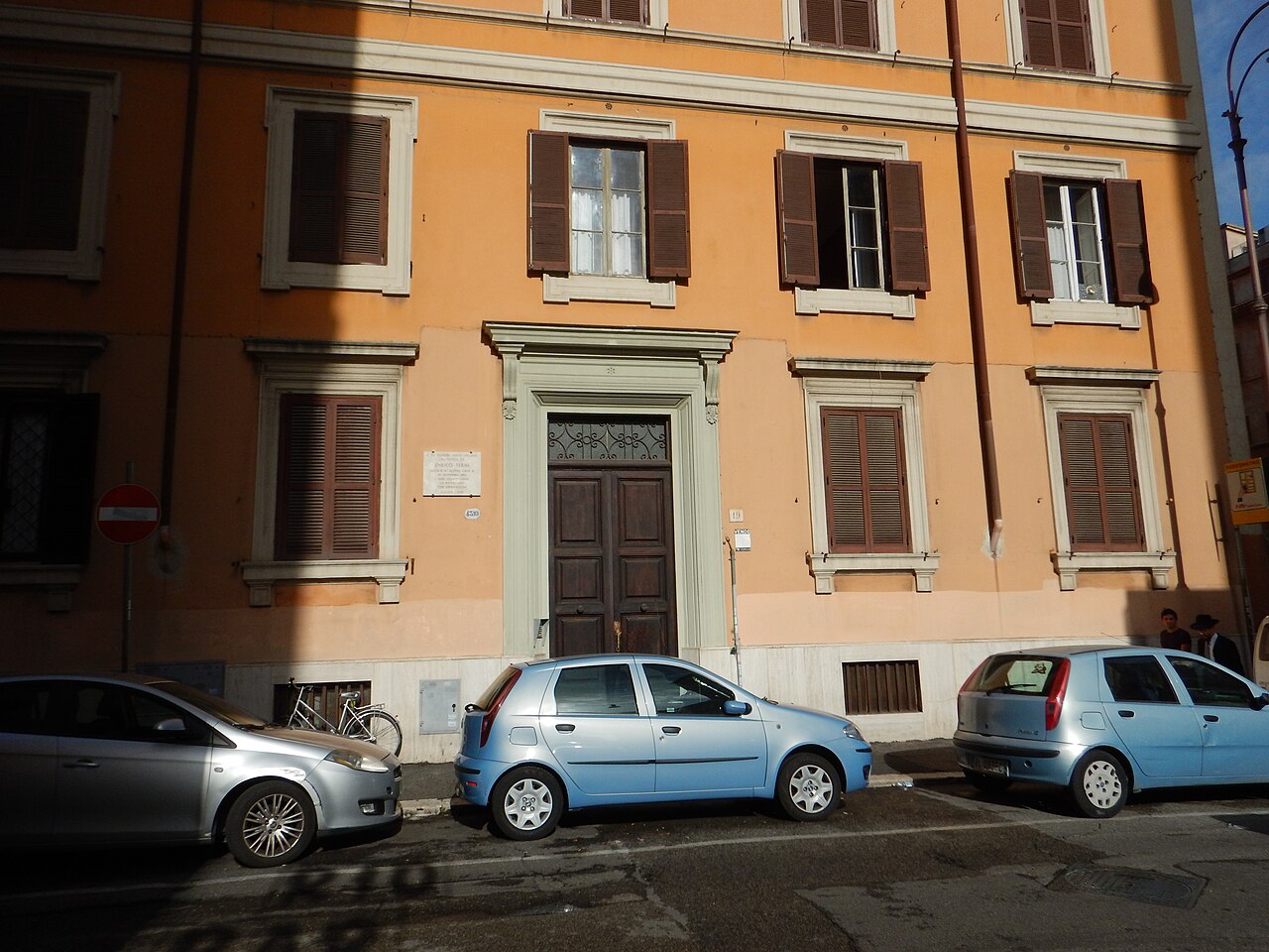 The house in Rome where Enrico Fermi was born.