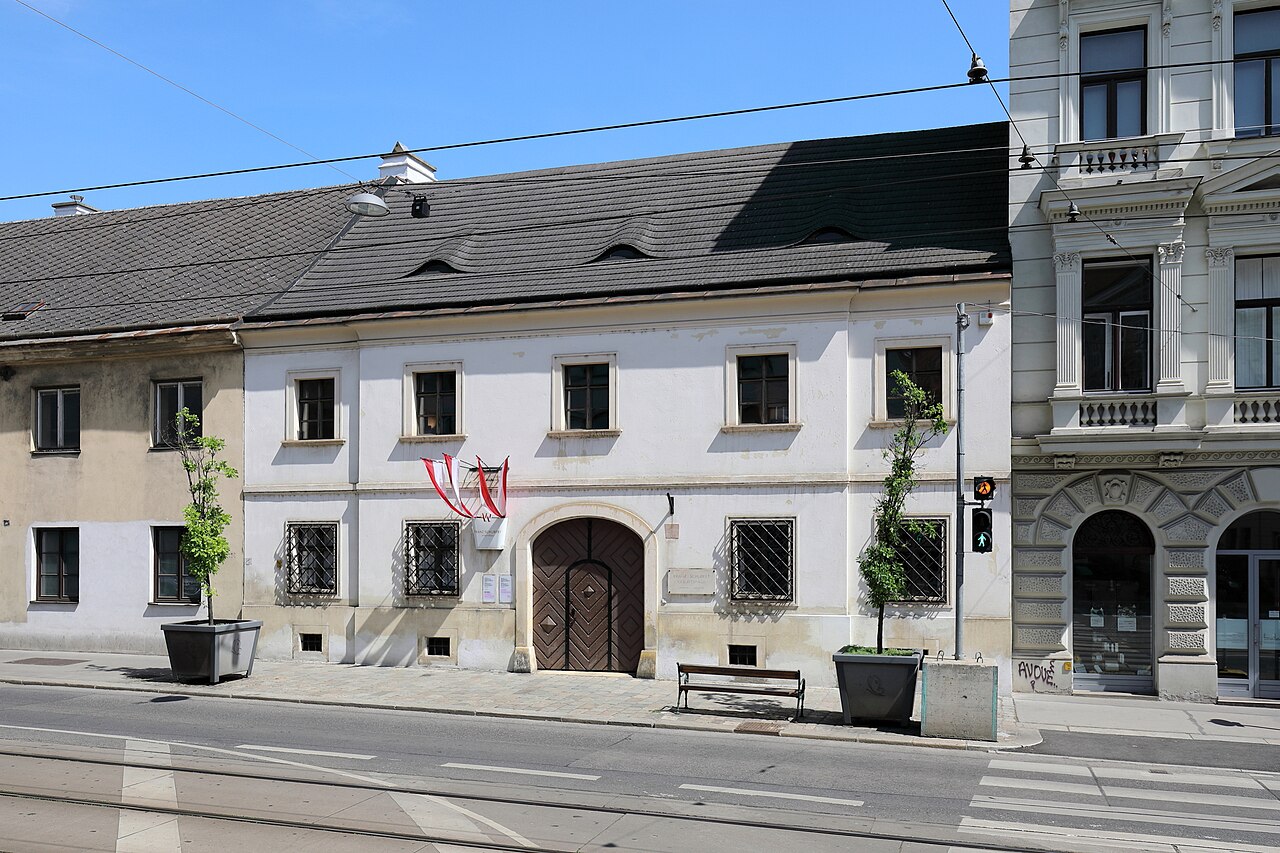 The Vienna house where composer Franz Schubert was born.