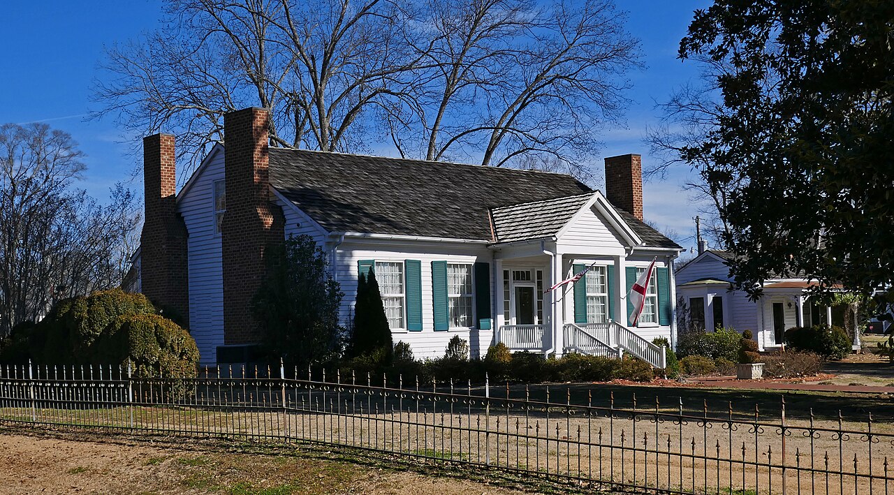 The house in Alabama where Helen Keller was born.