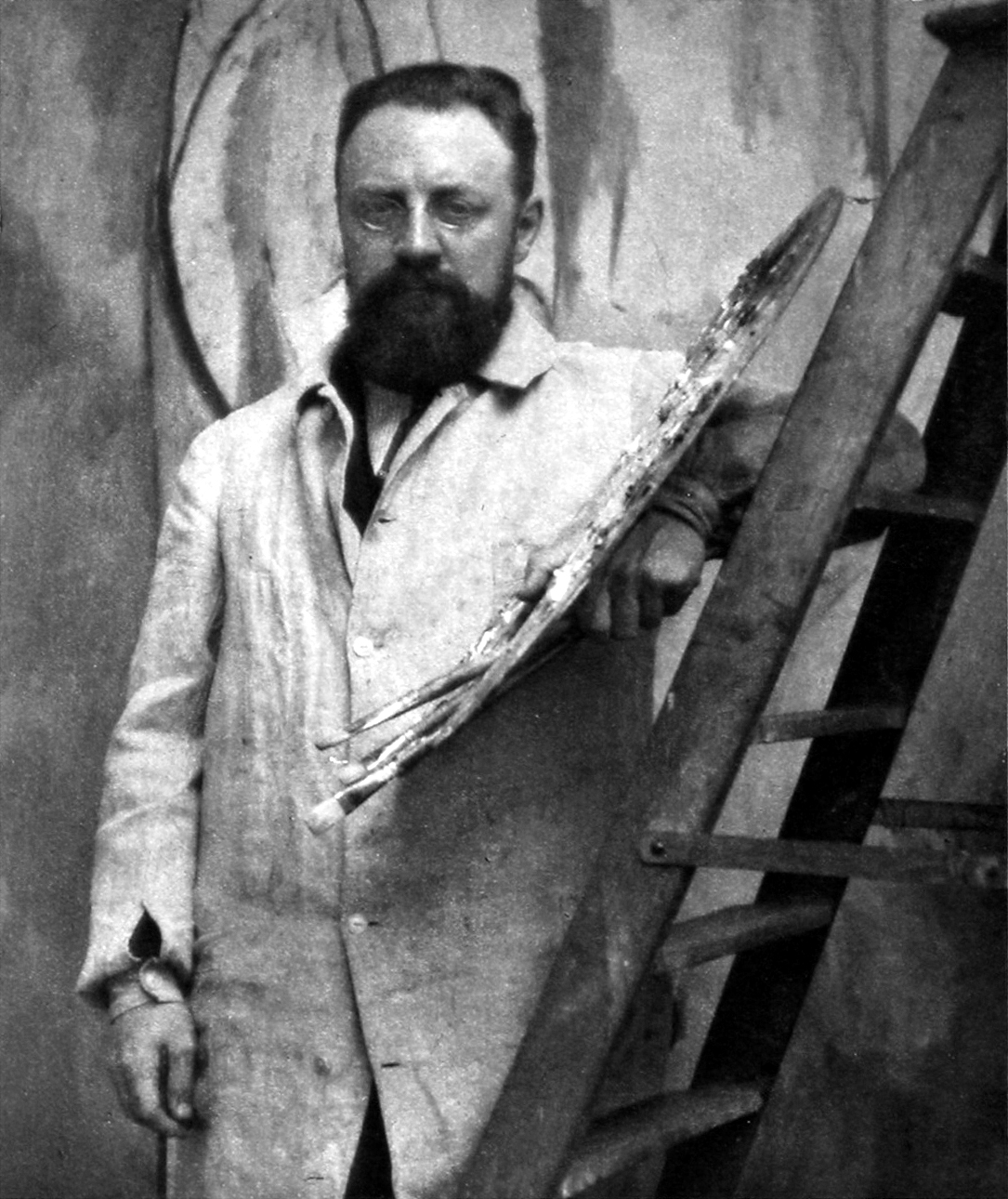 A photograph of the French painter Henri Matisse in Paris.