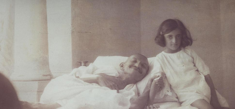 A photograph of Indira Gandhi, once leader of India.