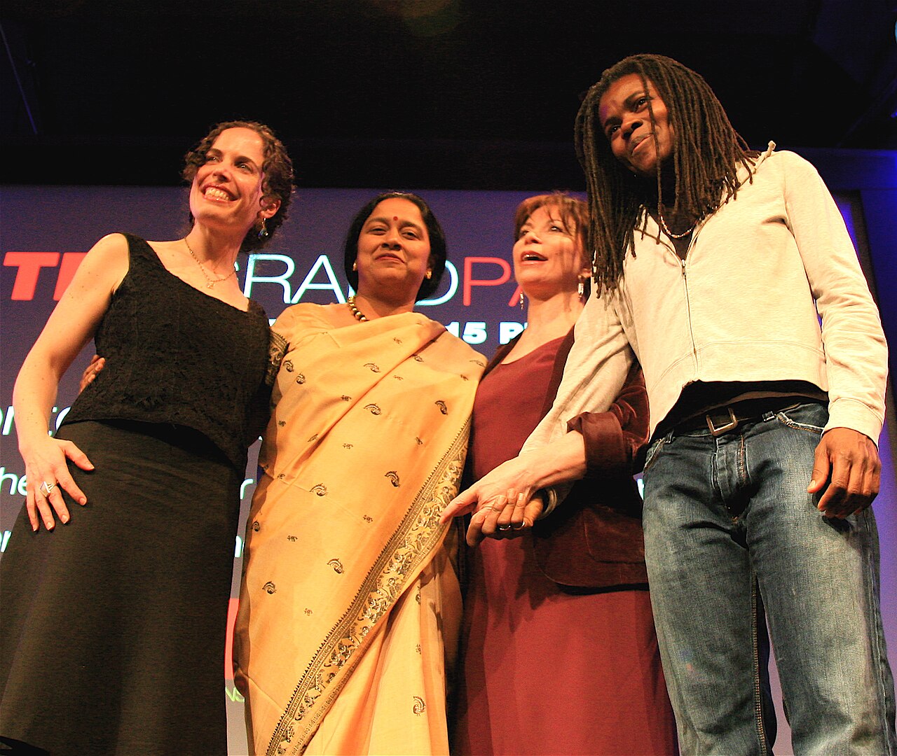 Writer Isabel Allende with other strong women friends.