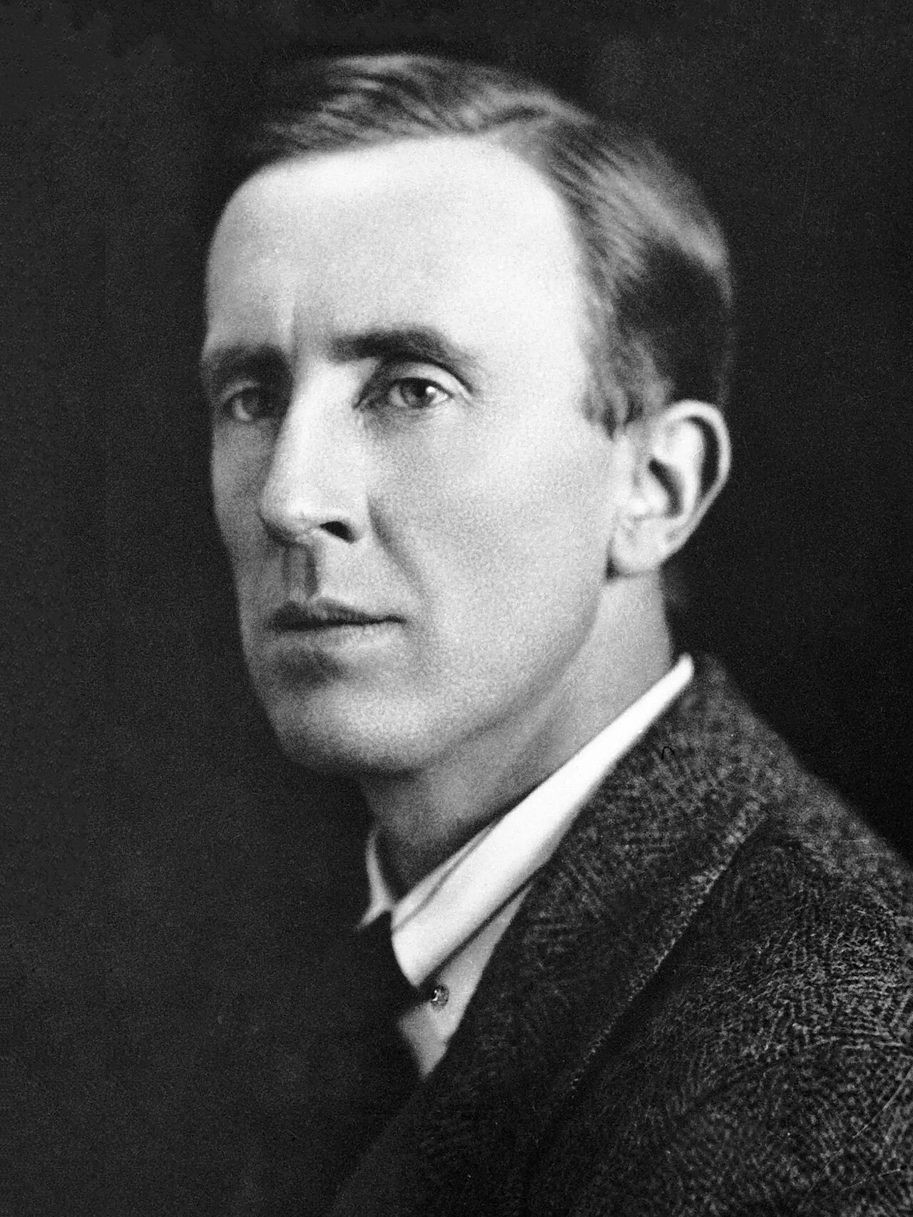 A young J.R.R. Tolkien in the 1920s during his university days.