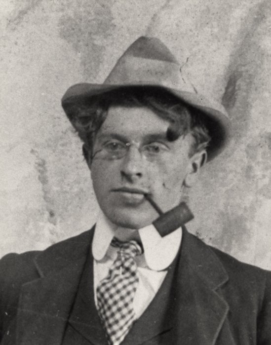 A photograph of Linus Pauling's father as a young man.