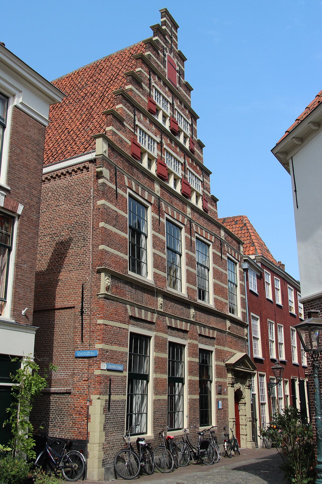 The old school in Leiden where young Rembrandt studied.