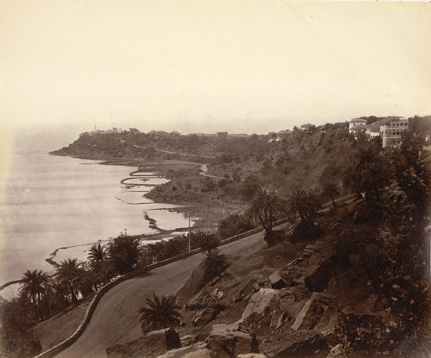 An old photograph of Bombay, the Indian city where Kipling was born.