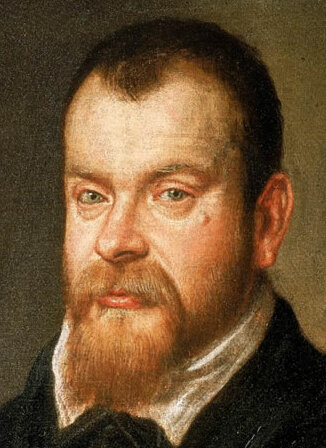 An old portrait of Galileo, a famous scientist from long ago.