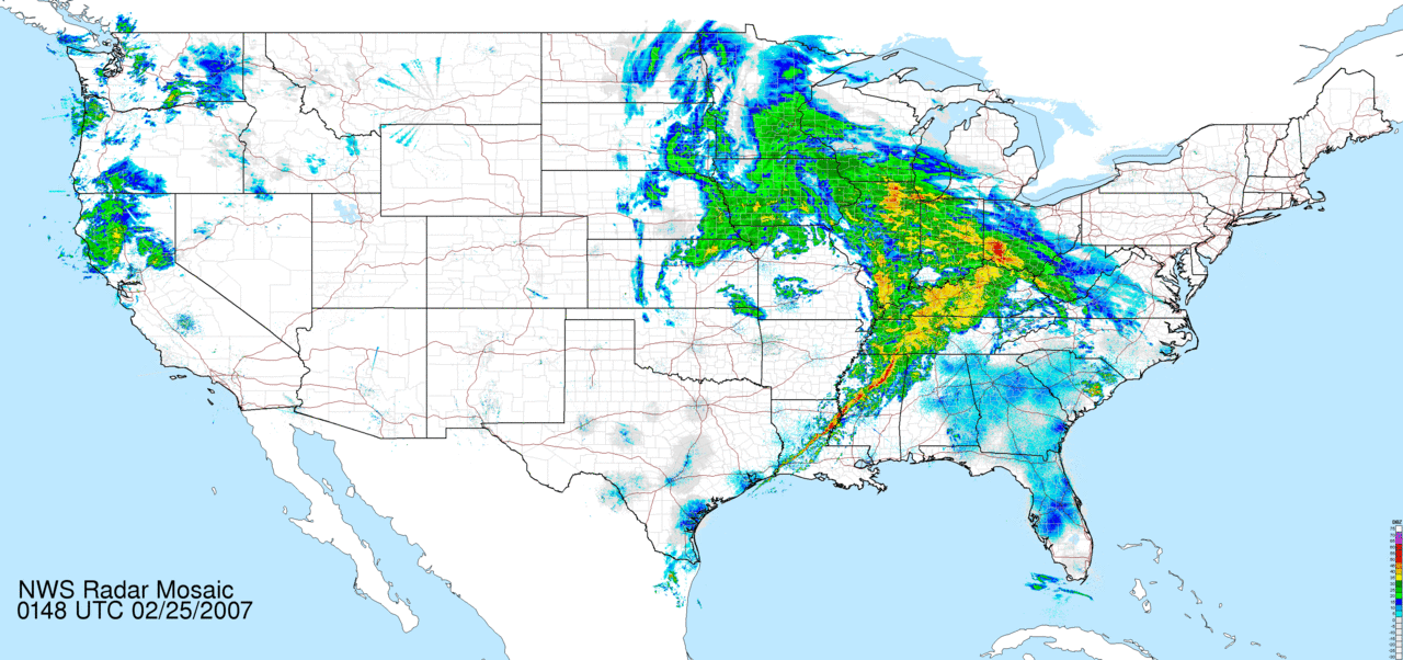 A big snowy winter storm sweeps across the Midwest.