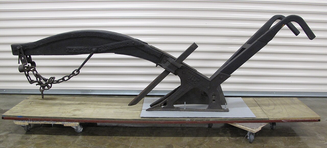 An old plough, which shares its shape with the Big Dipper star pattern.