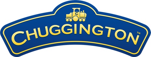 The Chuggington trains zoom around their busy town.