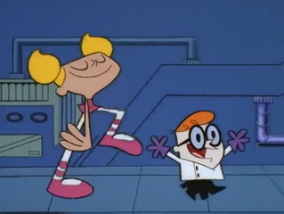 Boy genius Dexter and his silly sister Dee Dee.