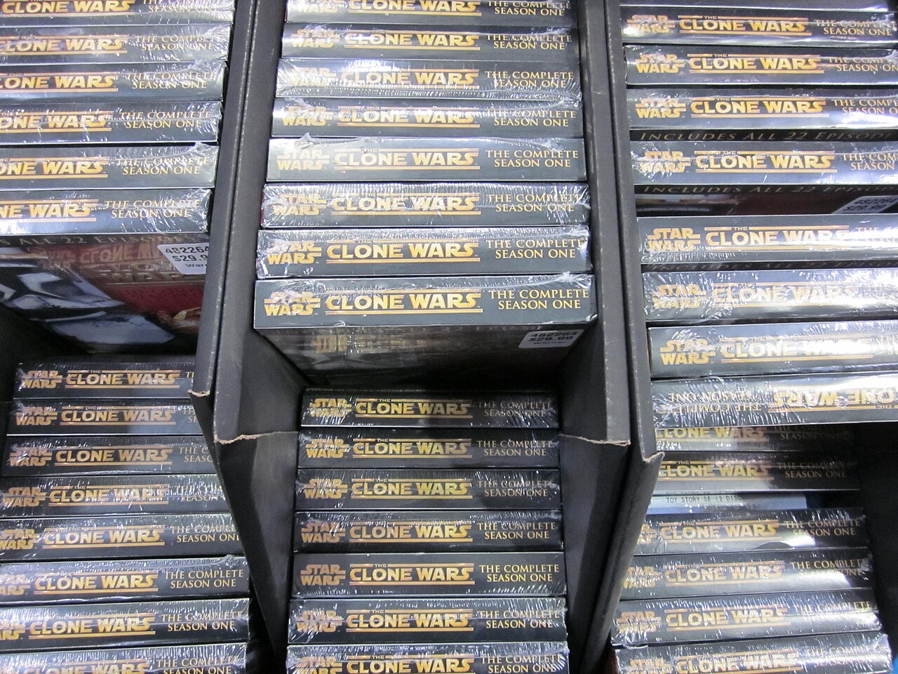 Jedi and clones battle side by side in the Clone Wars.